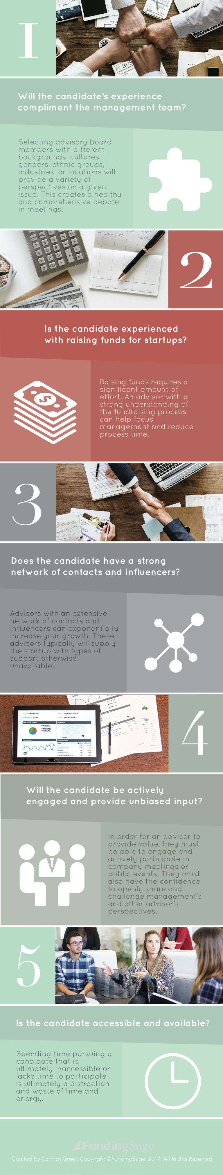 5 Attributes in Identifying Advisory Board Members [Infographic
